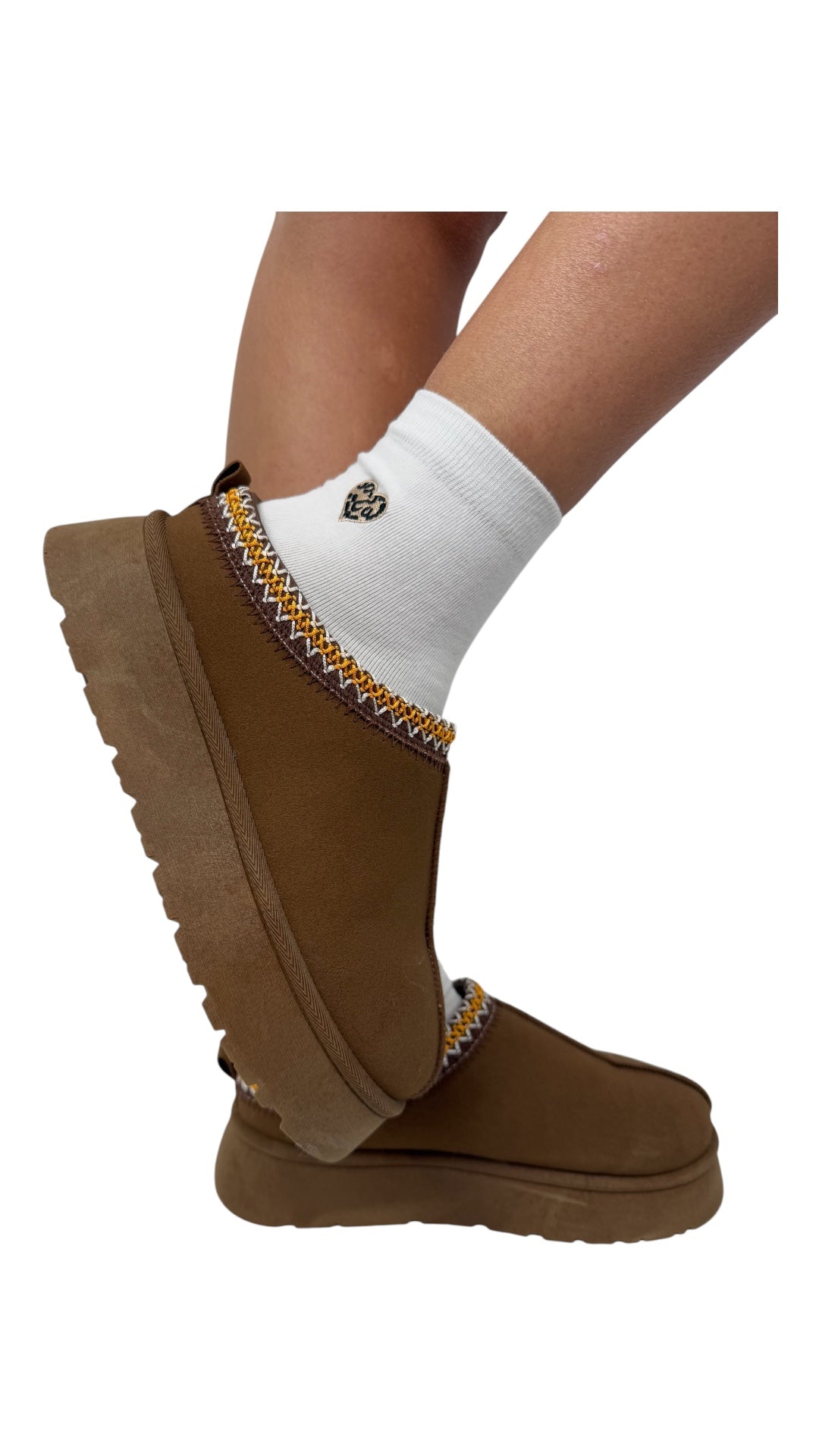 Socken Leopard Heart