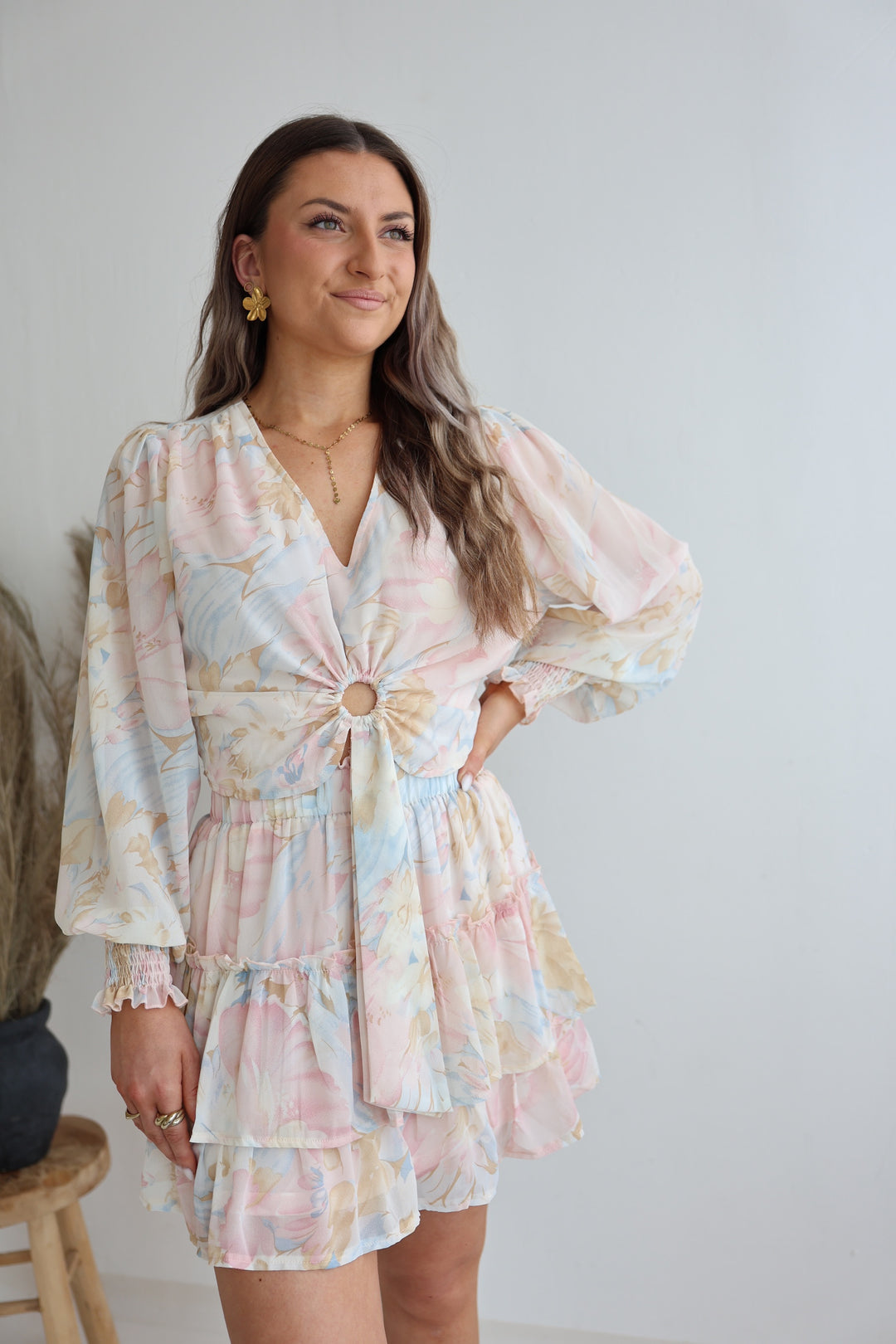 Minirock mit Floralprint Laurella