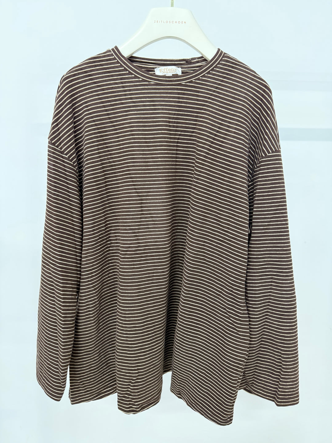 SUNDAY STRIPE LONGSLEEVE CHOCOLATE GR. M/L (B-WARE)