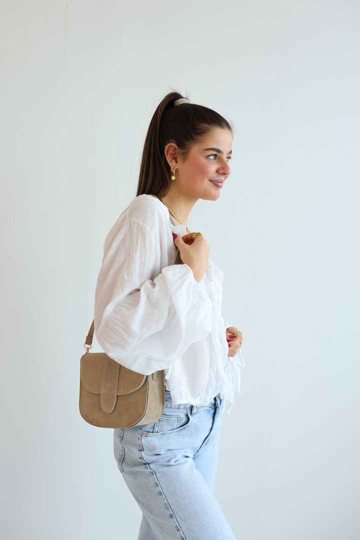 Sally Suede Handtasche