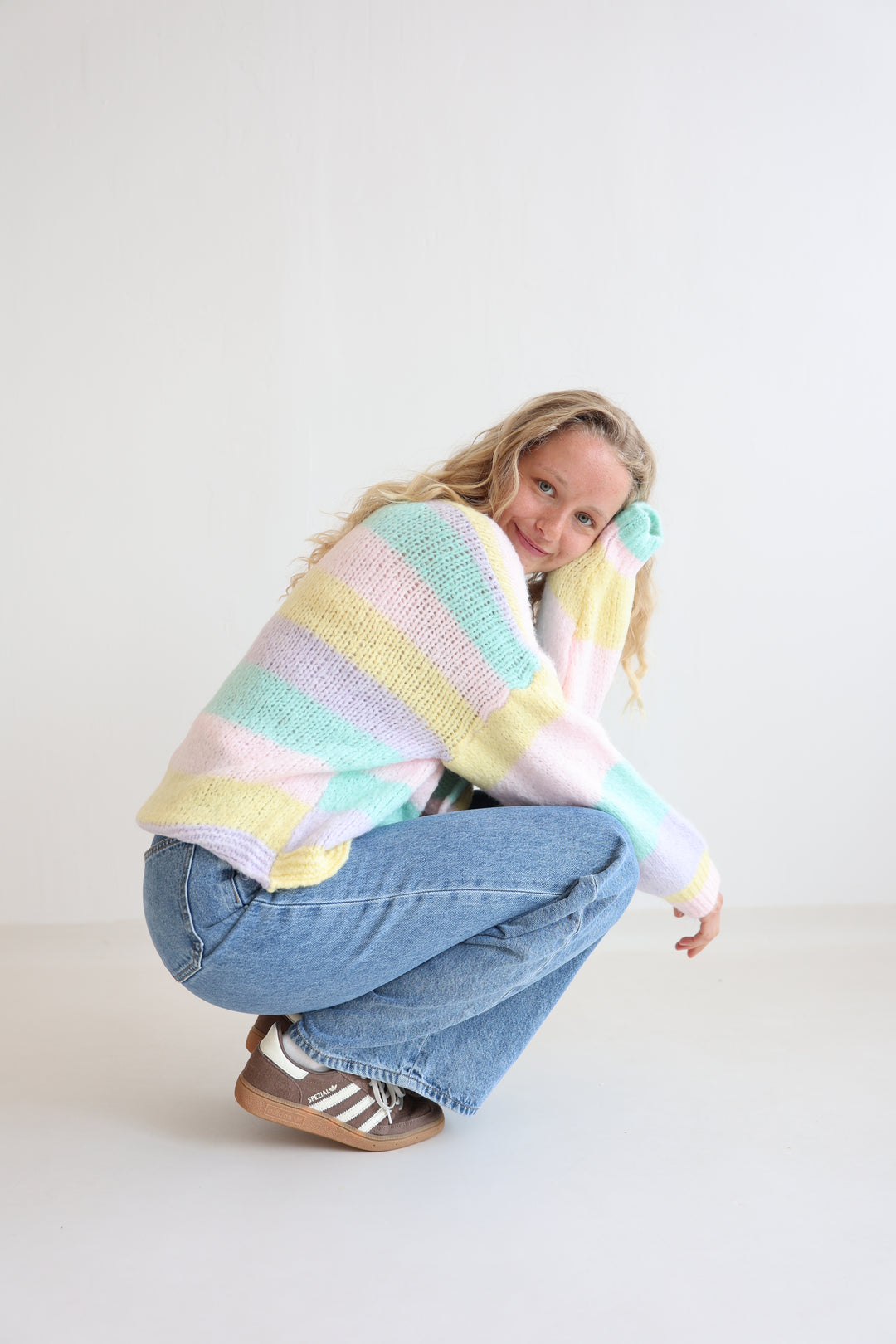 Cardigan Rainbow Knit
