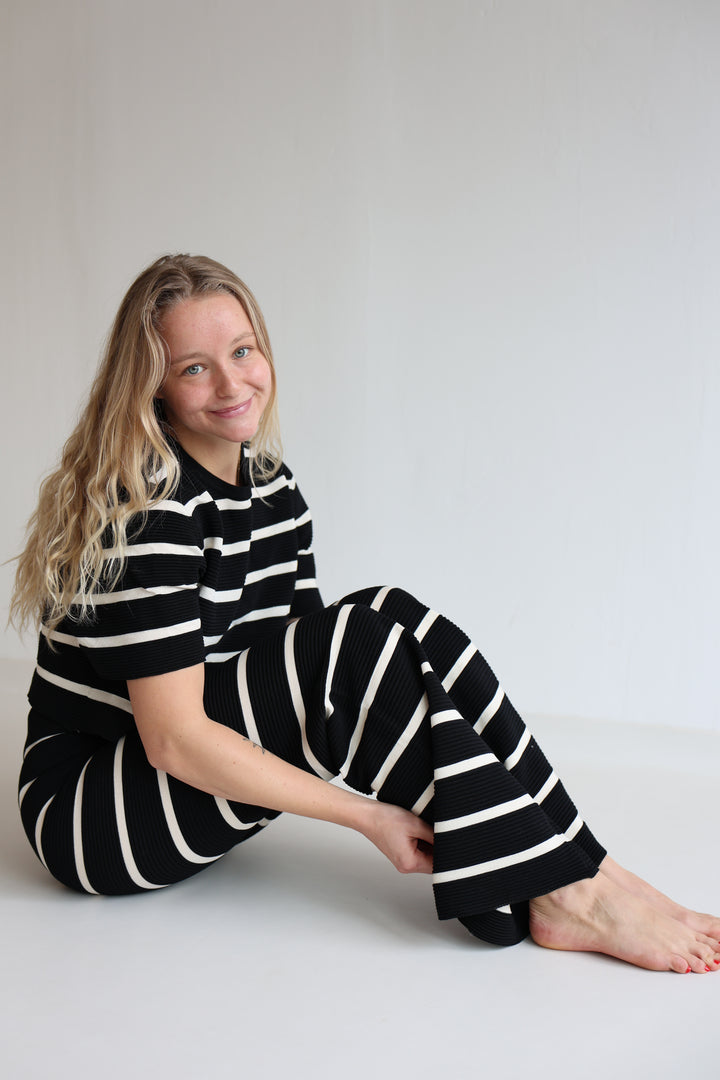 Lange gestreifte Hose Sandy Stripes