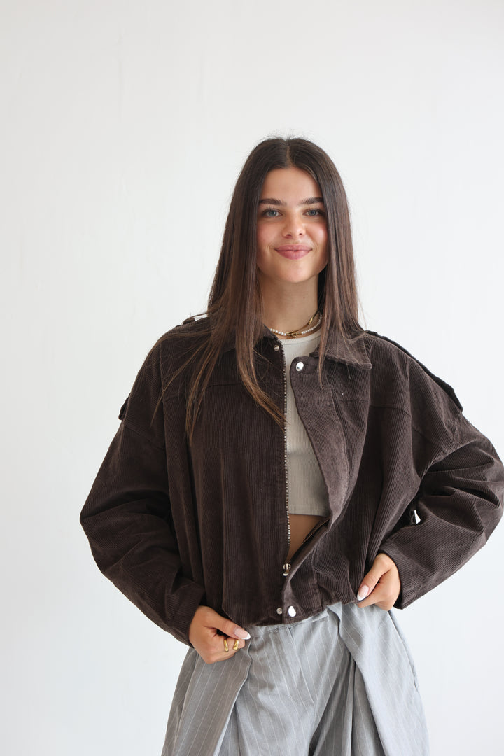 Cord Bomber Jacket
