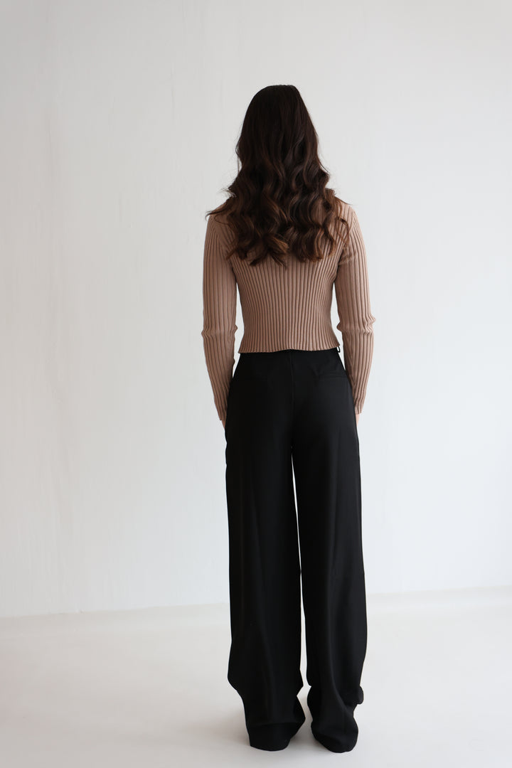 Bundfaltenhose Casual Look