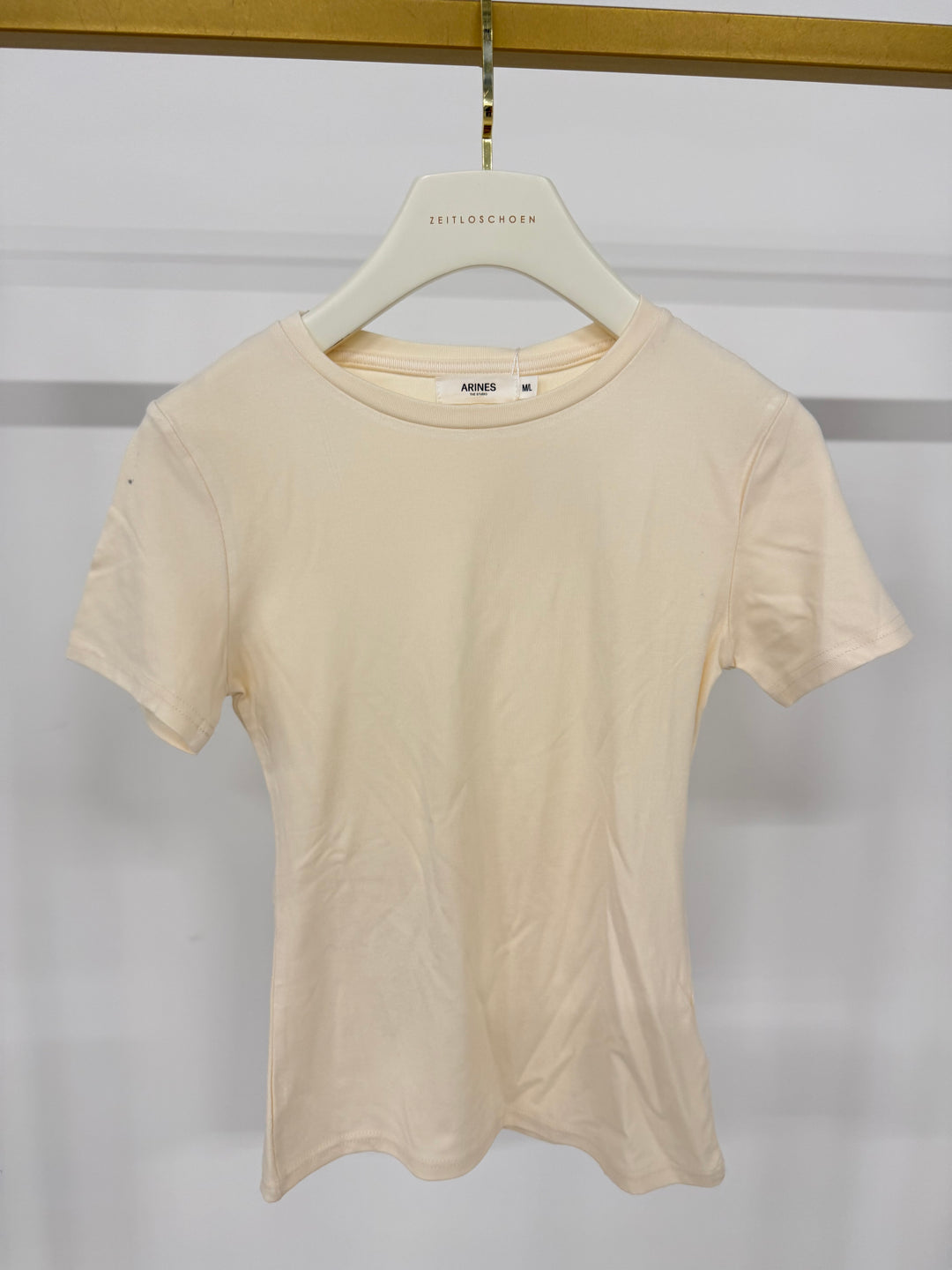 ESSENTIAL BASIC T-SHIRT VANILLA GR. M/L (B-WARE)