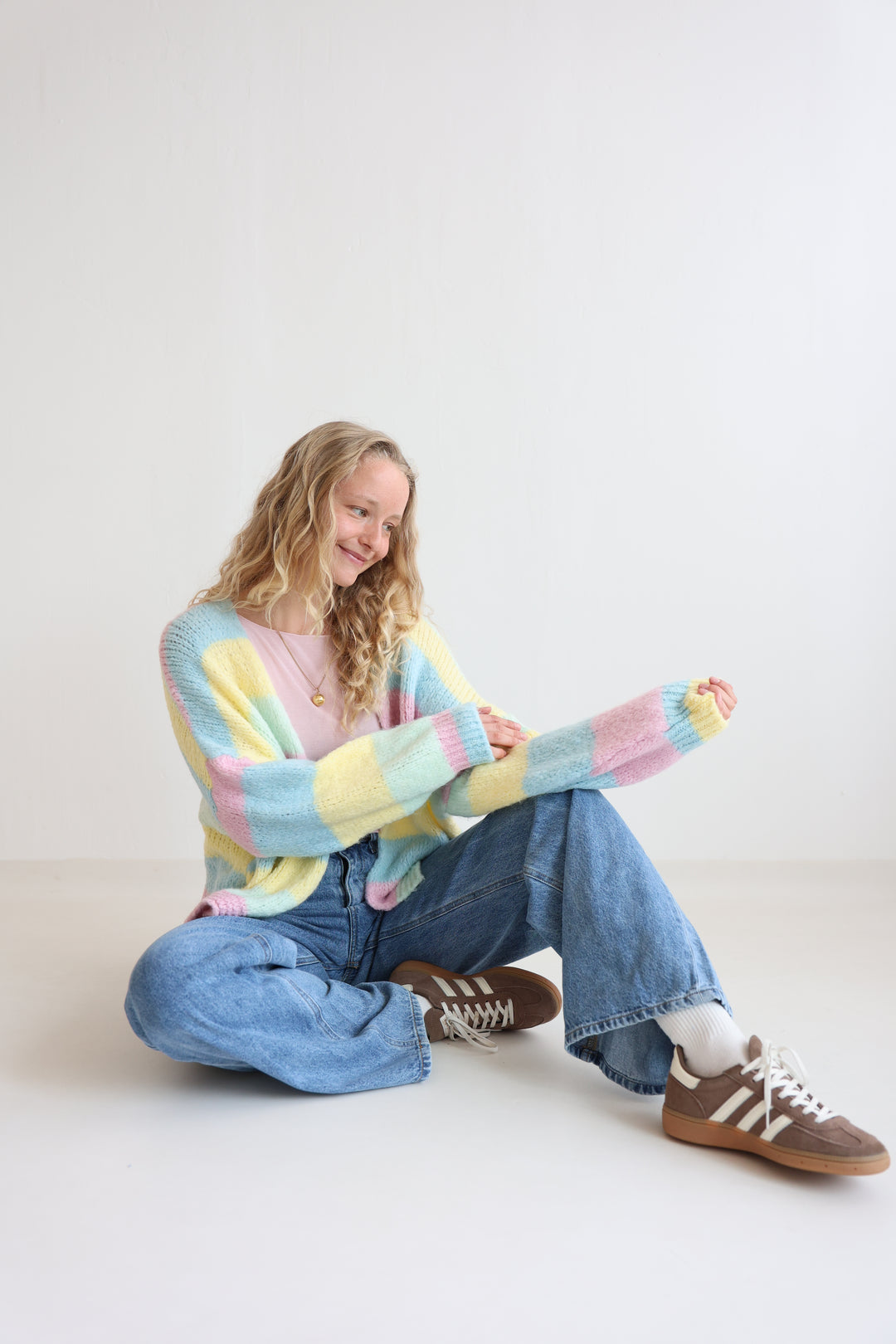 Cardigan Rainbow Knit
