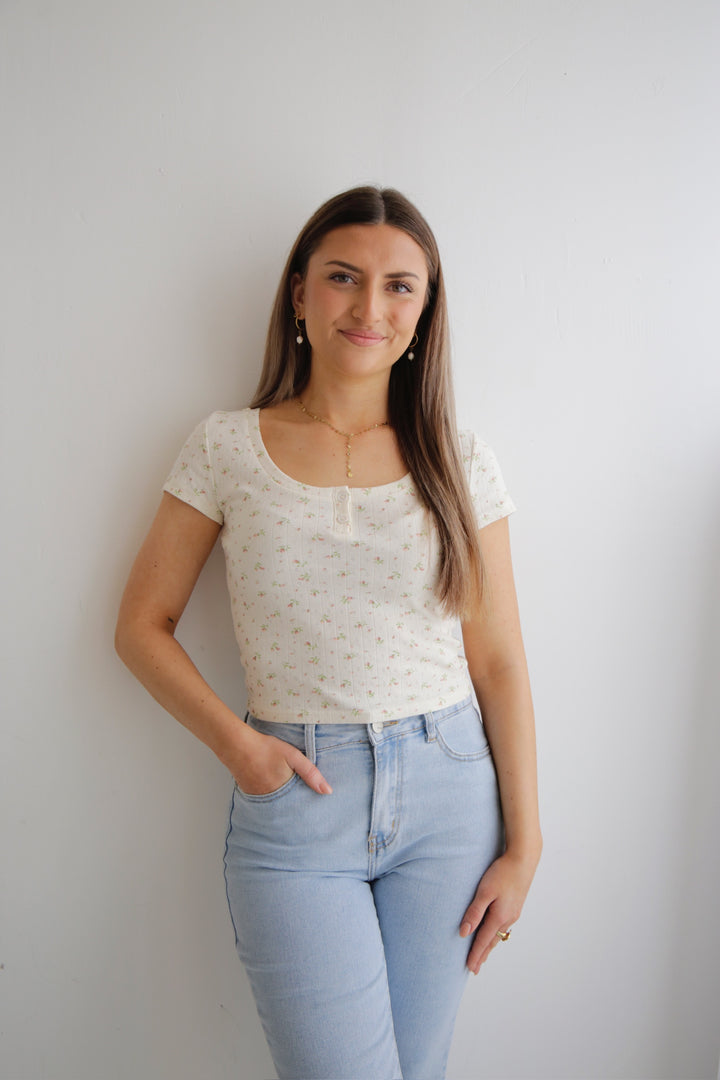 Pointelle T-Shirt Nancy