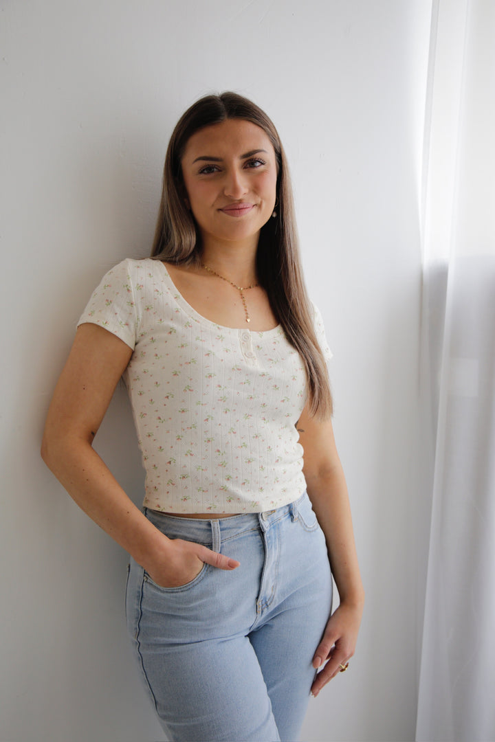 Pointelle T-Shirt Nancy