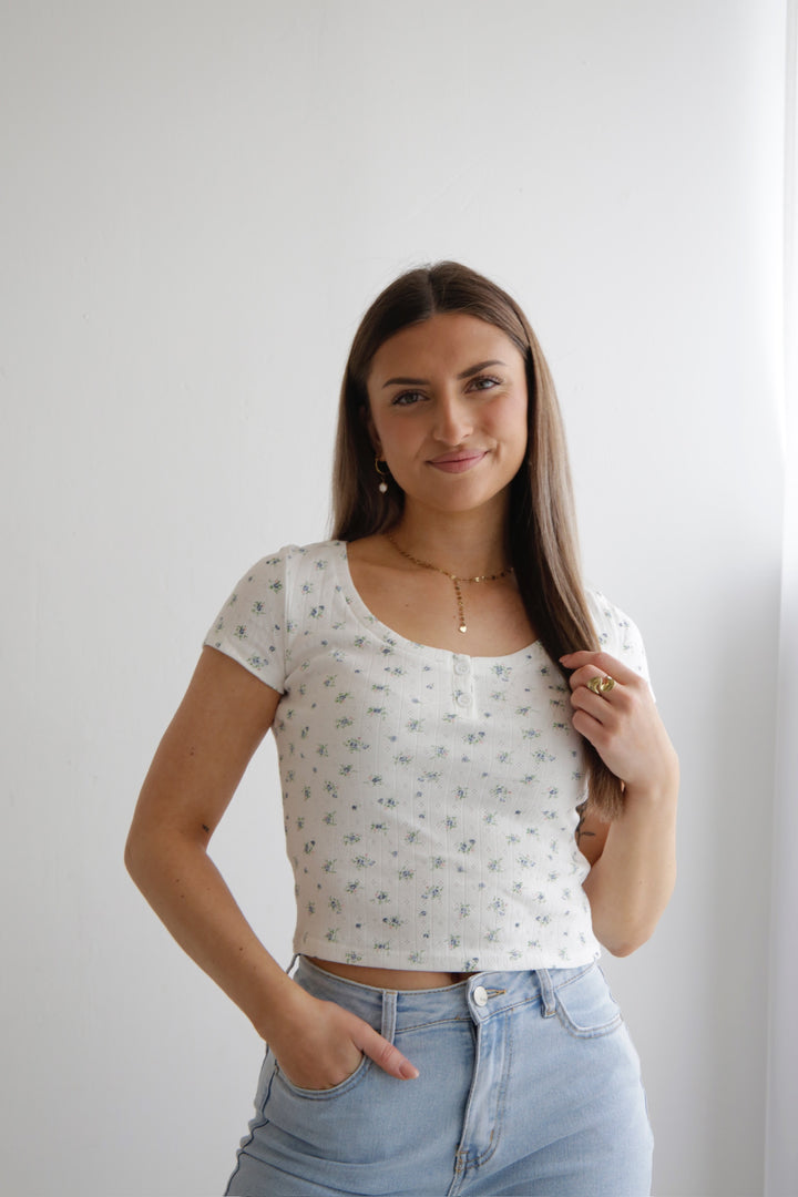 Pointelle T-Shirt Nancy