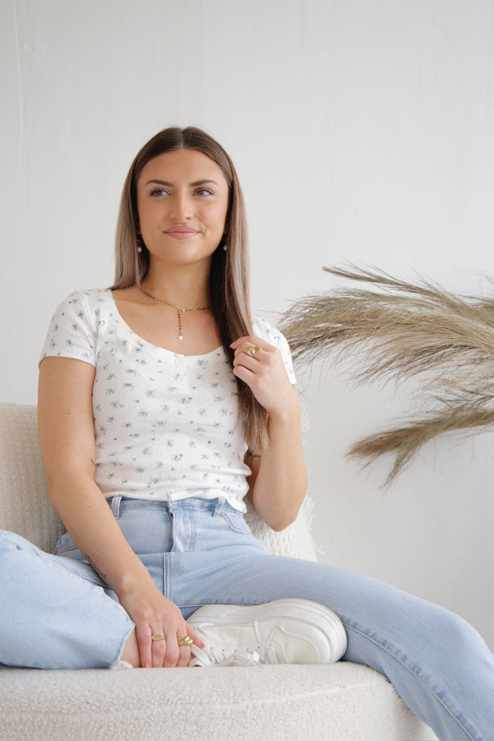 Pointelle T-Shirt Nancy