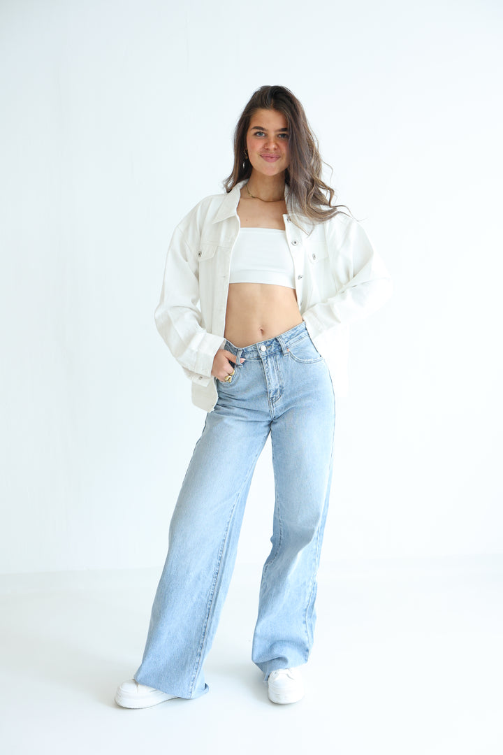Palm Breeze Denim Jacket