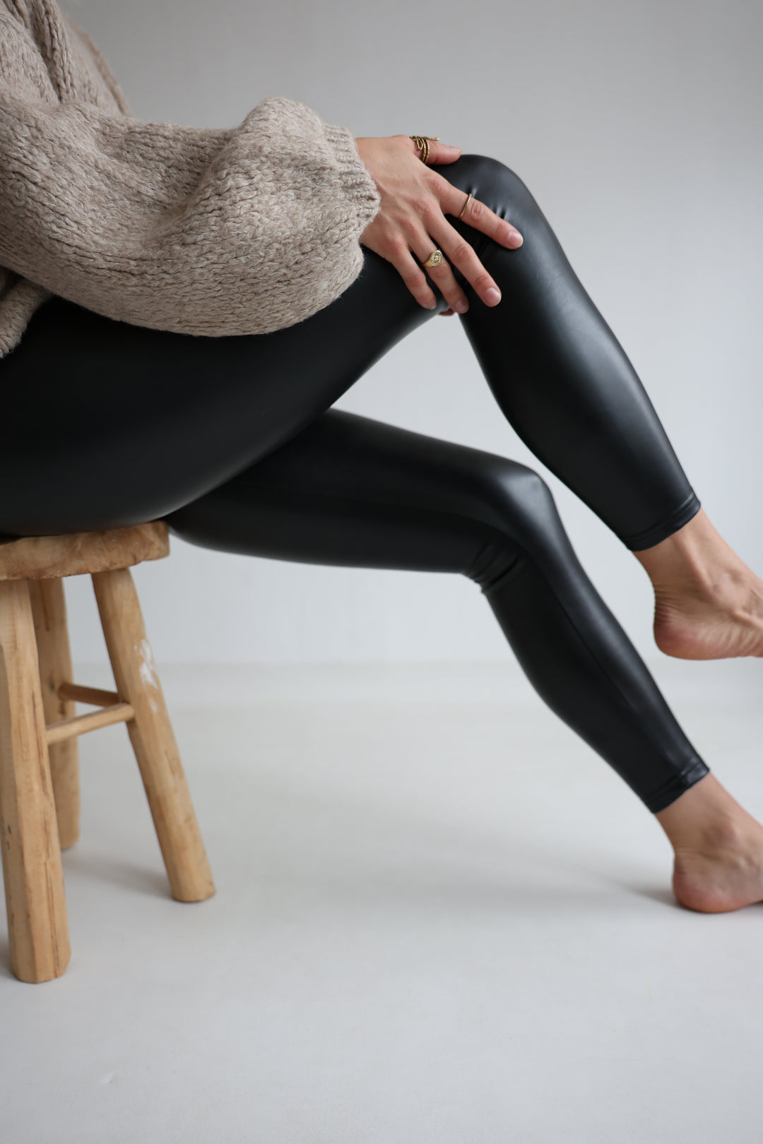 Lederleggings Casual Fit