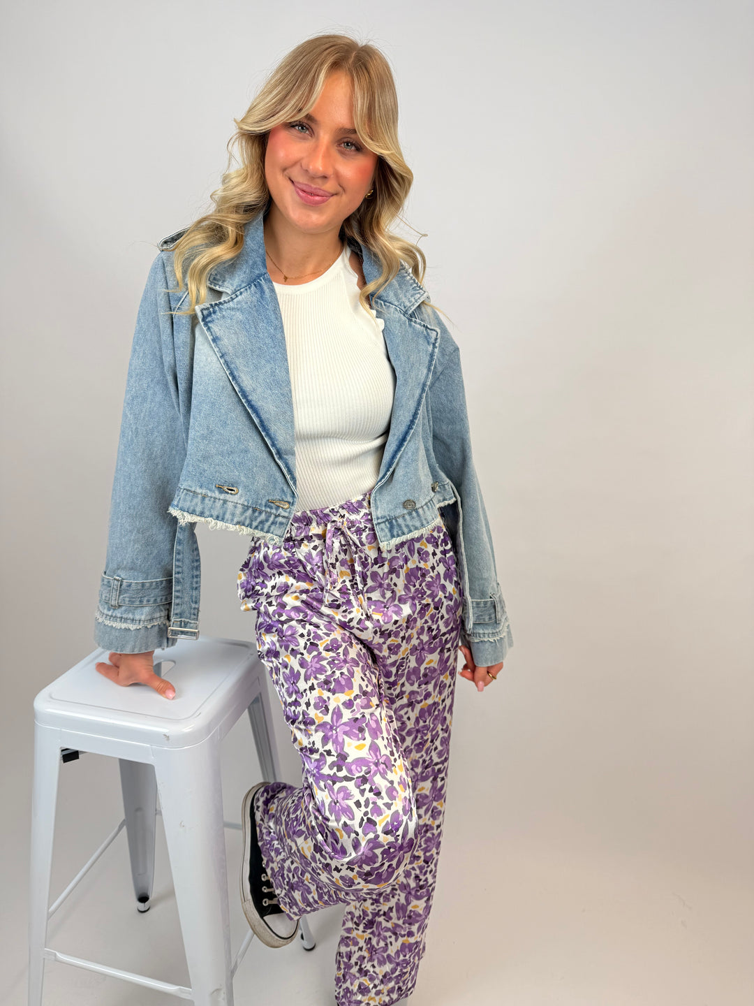 Lockere Hose aus Viskose Sunshine