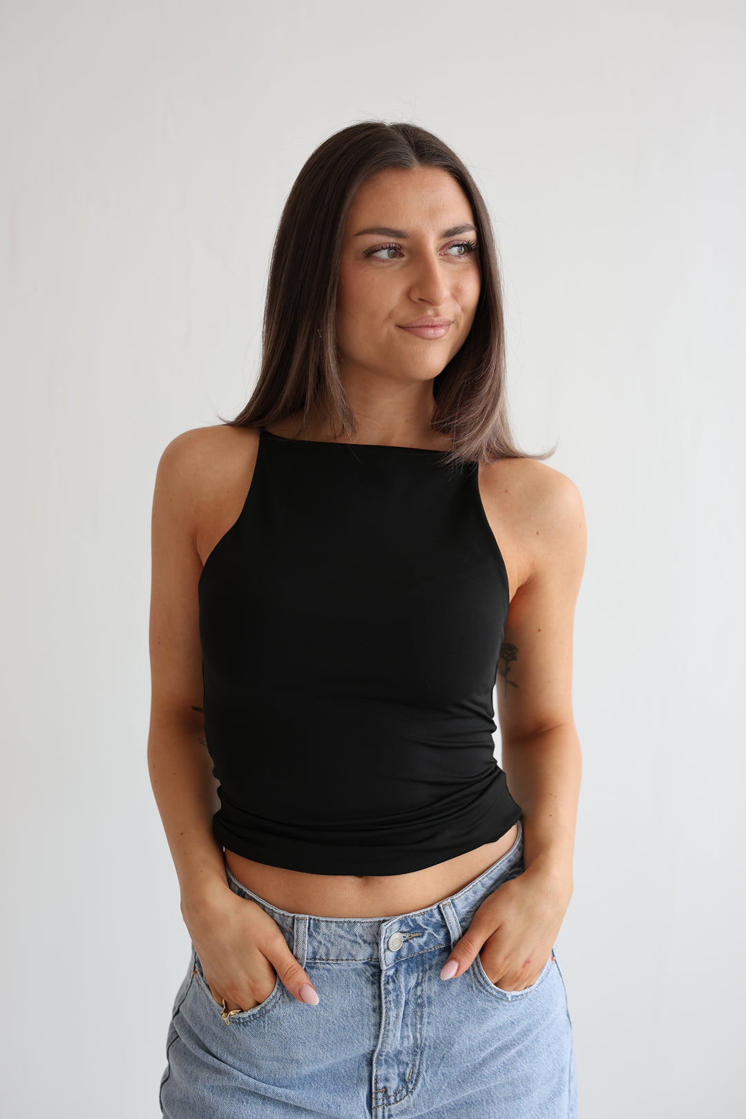 Top mit Spaghettiträgern Fenja