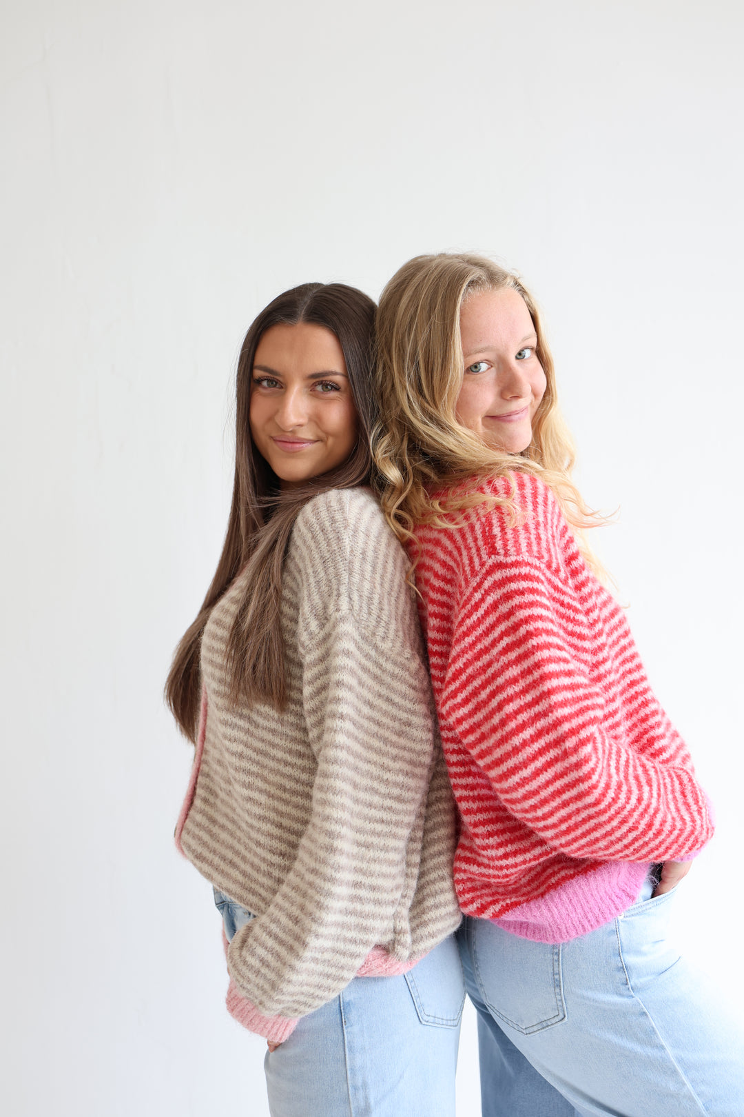 Gestreifter Cardigan Moodline Knit