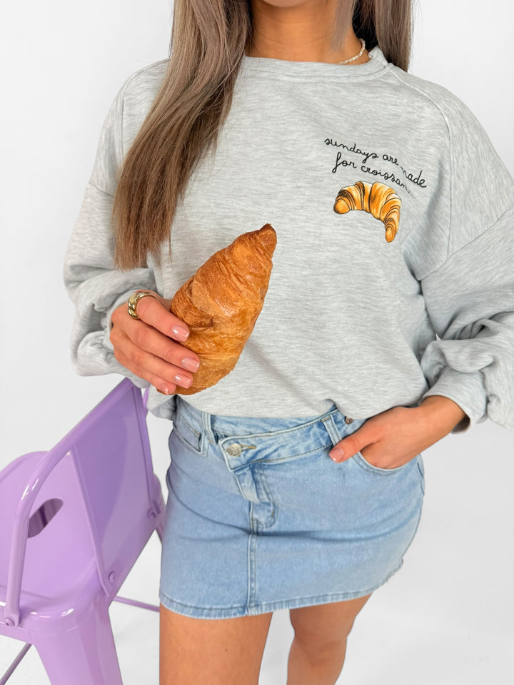 Sweater Sundays are made for Croissants