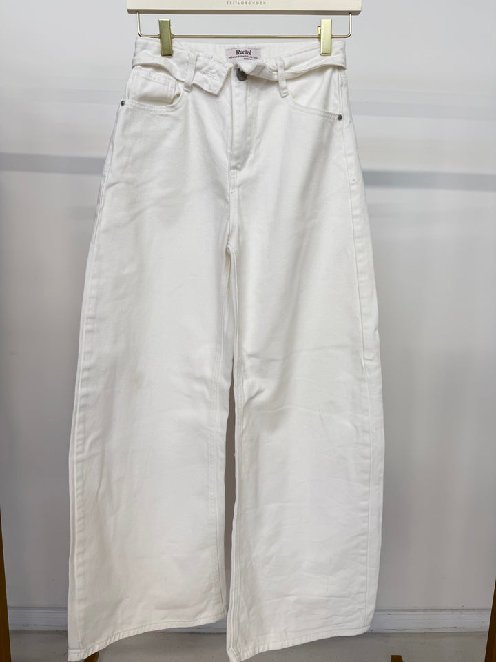 WHITE BARREL WAISTBAND JEANS GR.34/XS (B-WARE)