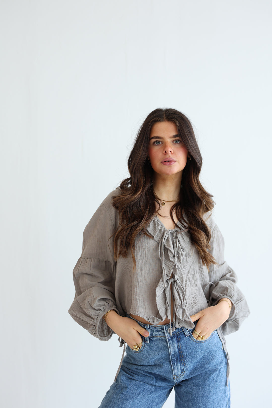 Rüschenbluse Leyla