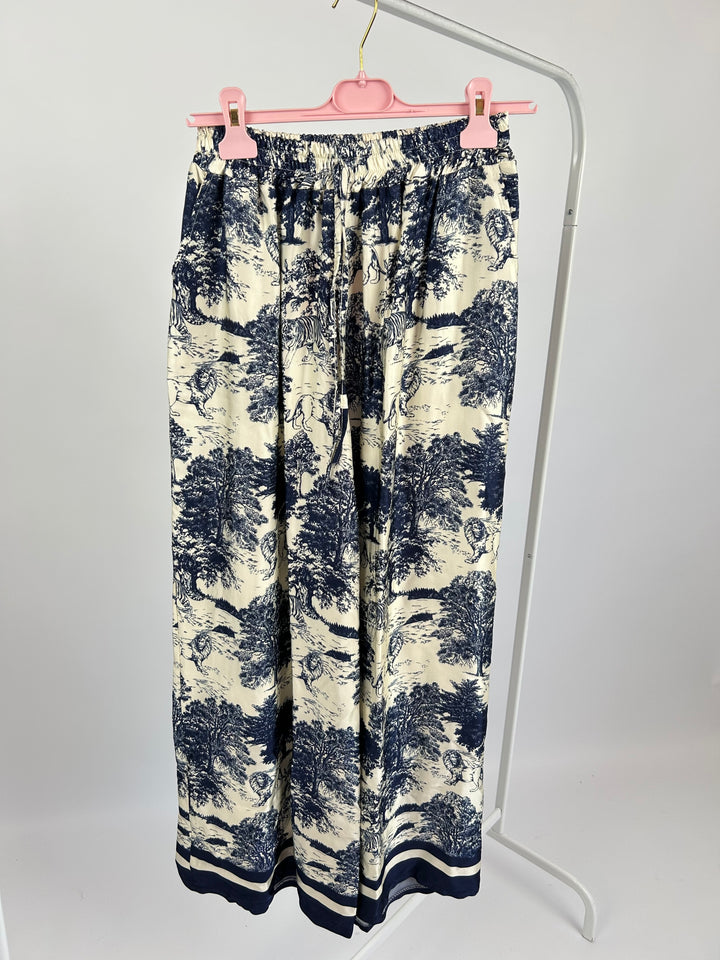 LUXURY HOSE LANG DUNKELBLAU EINHEITSGRÖSSE (B-WARE)