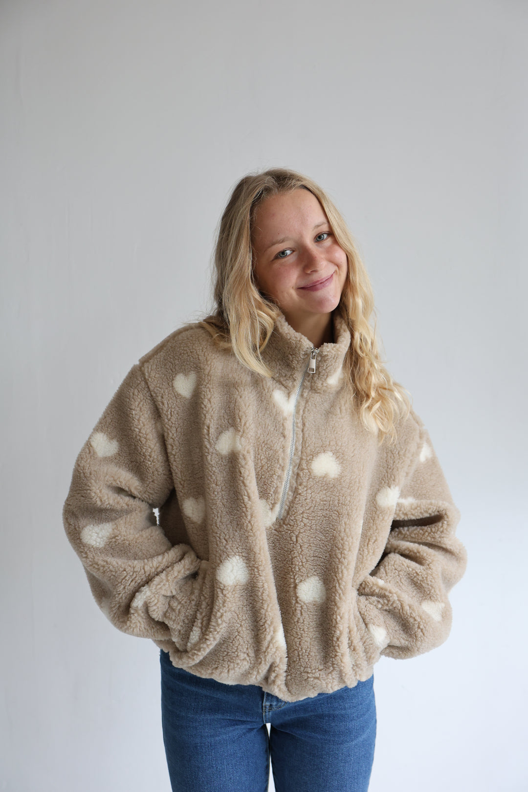 Teddy Zipper Warm Heart