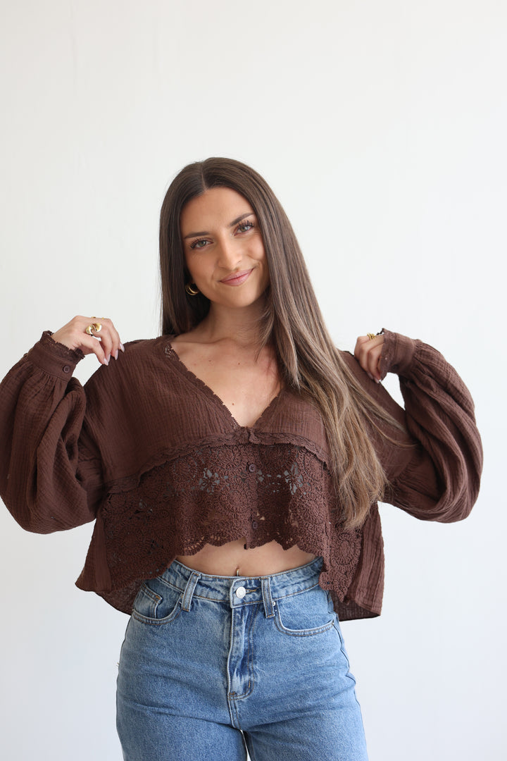 Crochetbluse Palma
