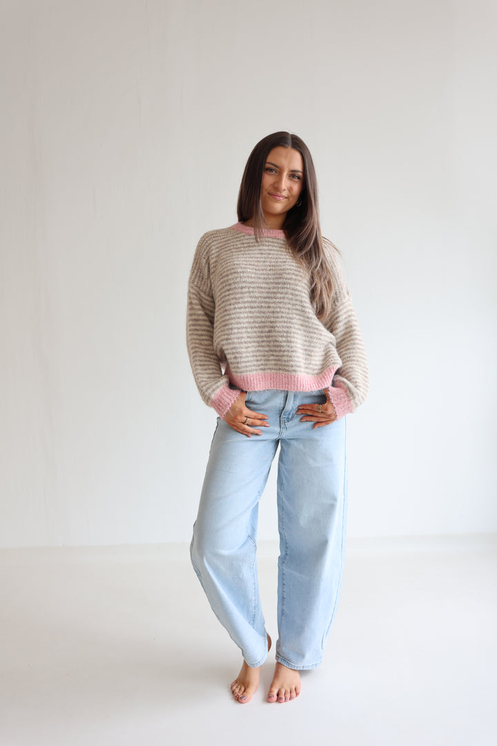 Gestreifter Pullover Moodline Knit