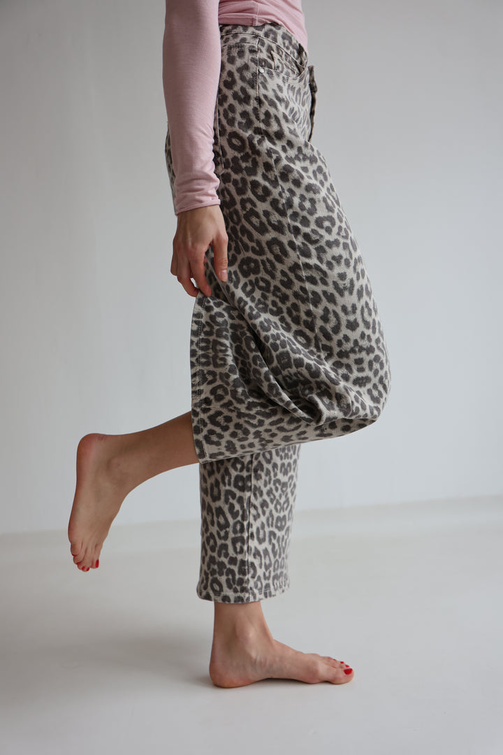 Short Wide Leg Jeans Leo Love