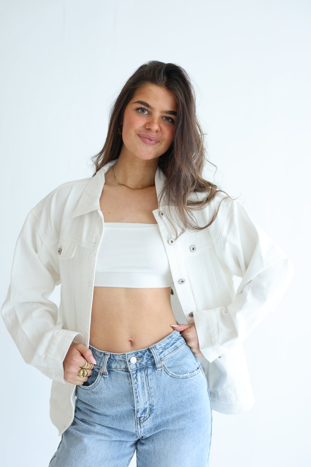 Palm Breeze Denim Jacket
