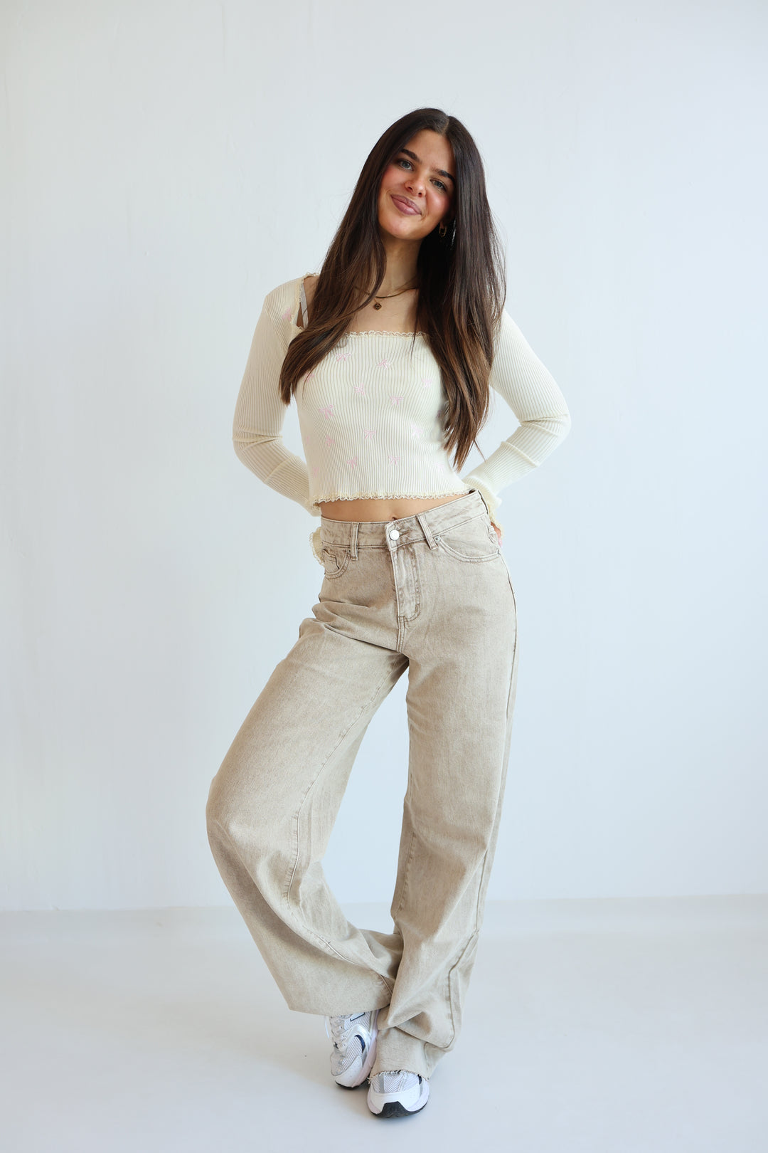Extra Long Wide Leg Jeans Thessa
