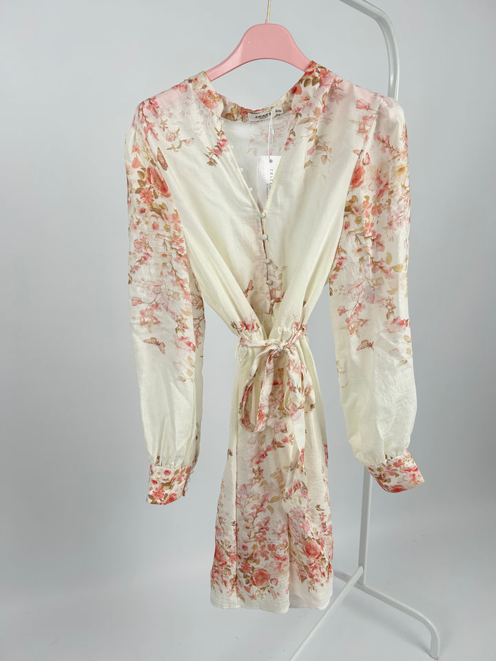 KURZES VISKOSEKLEID MIT FLORALPRINT AMALFI GR.36/38 (B-WARE)