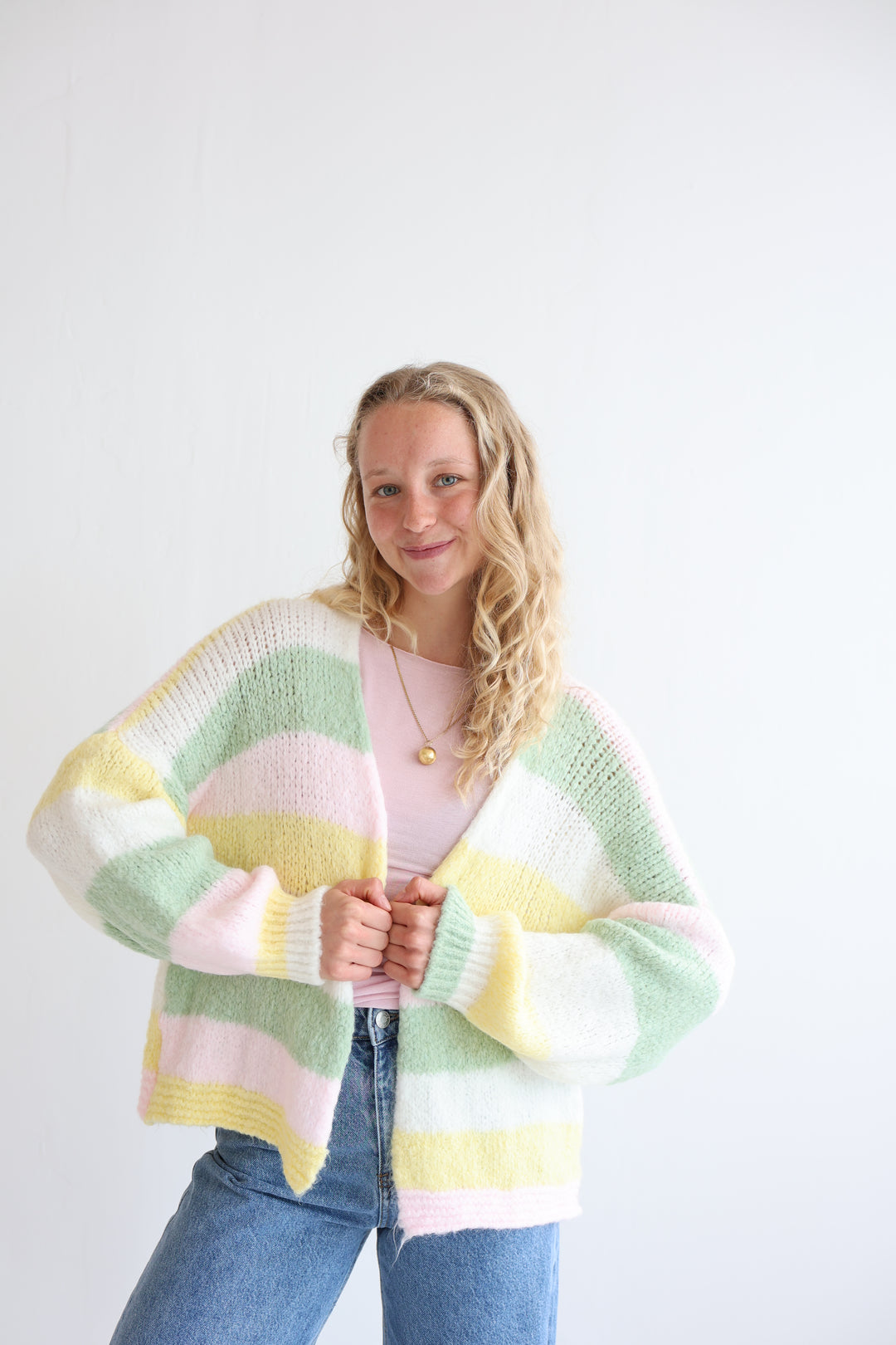 Cardigan Rainbow Knit