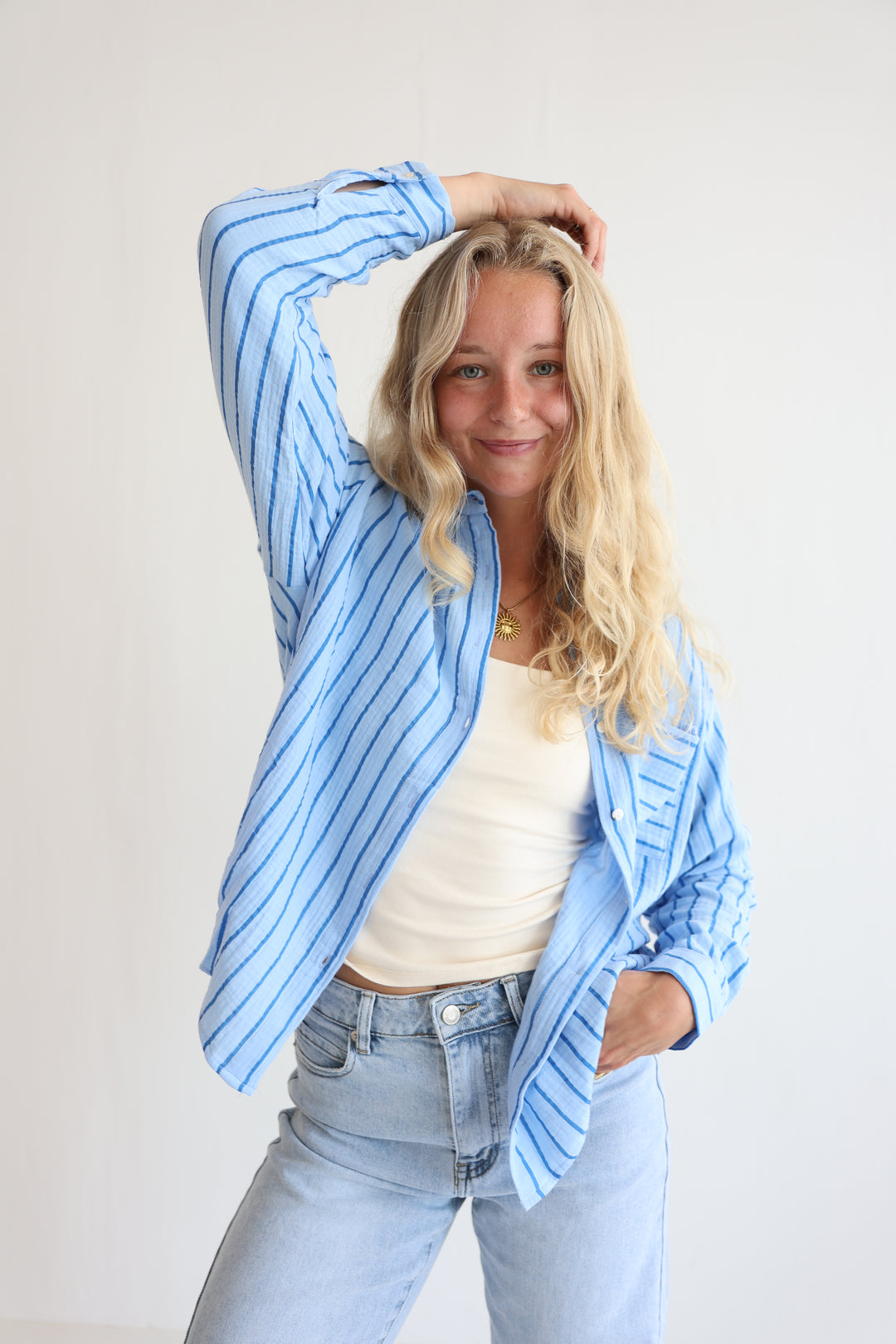 Musselinbluse Bubblegum Dreams