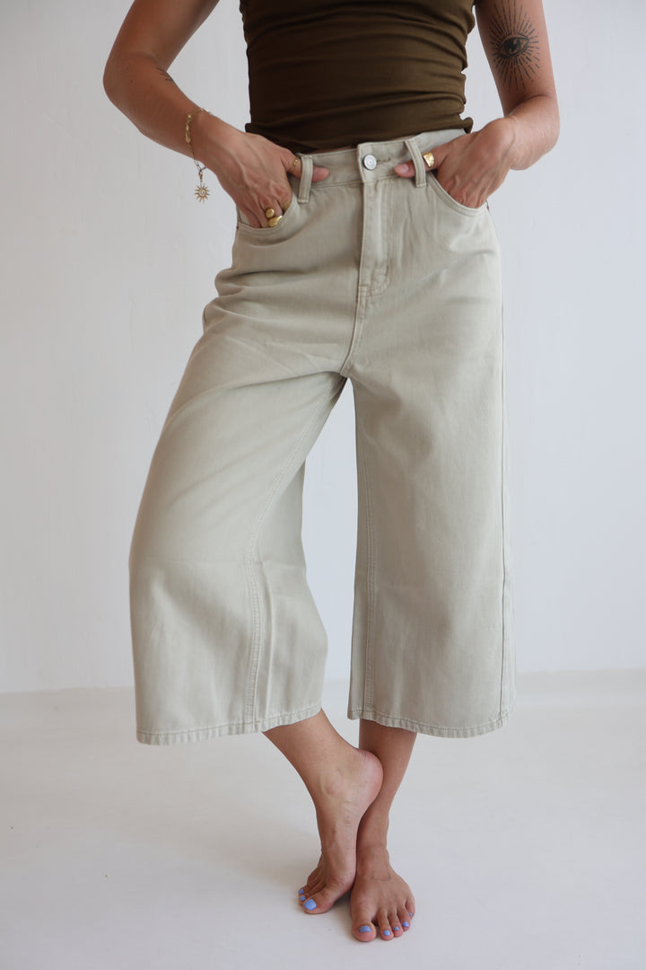 Sandstone Muse Denim Culotte