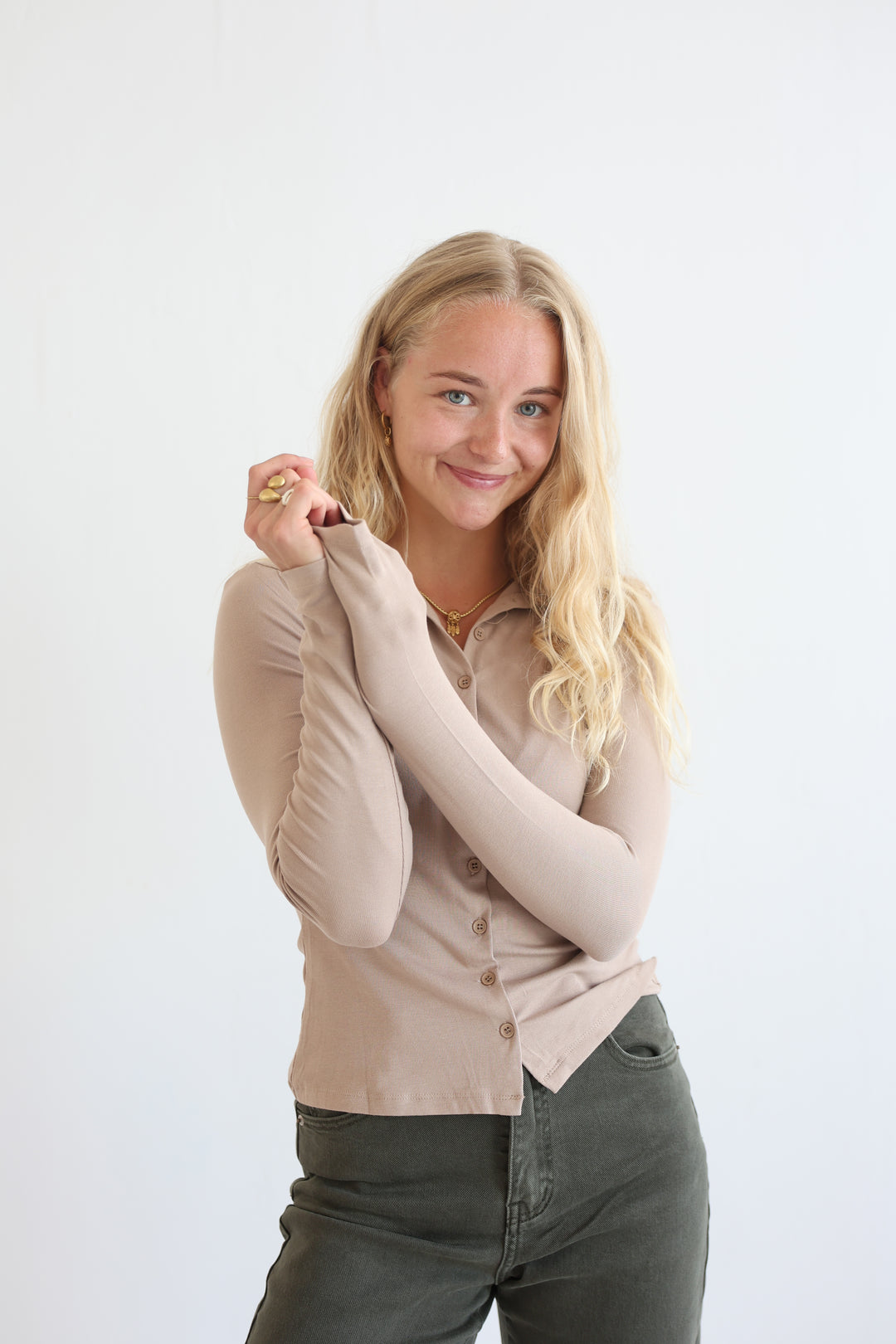 Cloud Button-Up Shirt