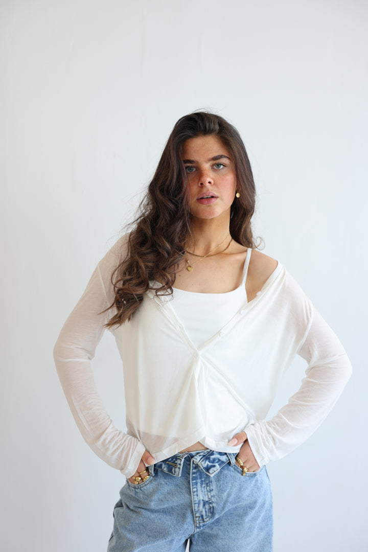 Lightweight Sheer Cardigan