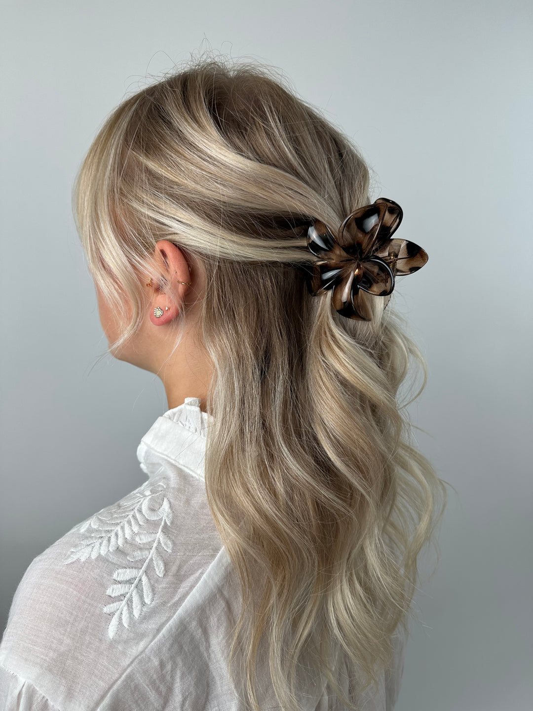 Haarspange Dark Hawaii
