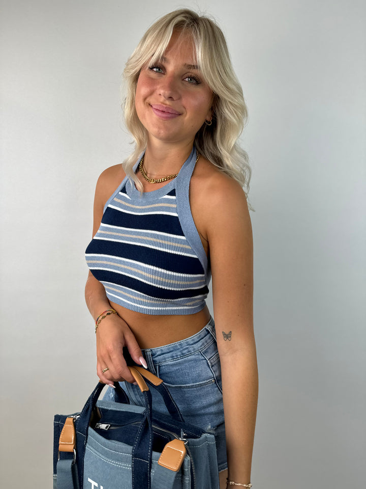 Tote Bag im Denimlook