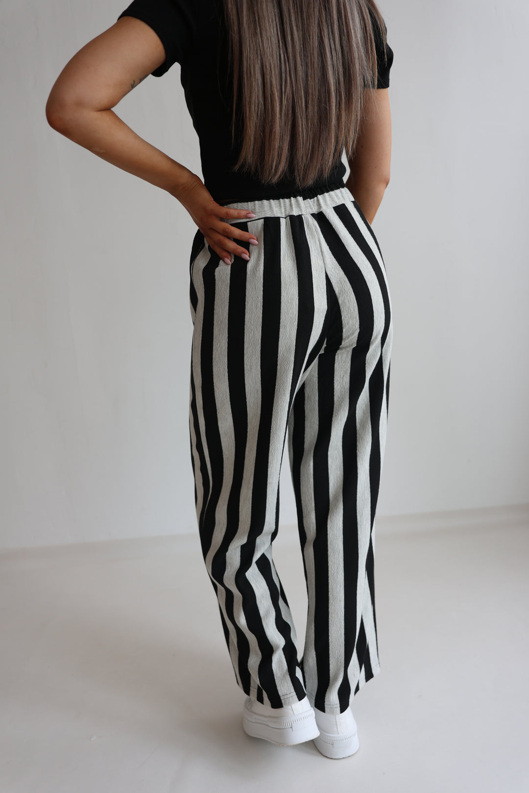 Gestreifte Hose Blockstripes (kurze Länge)