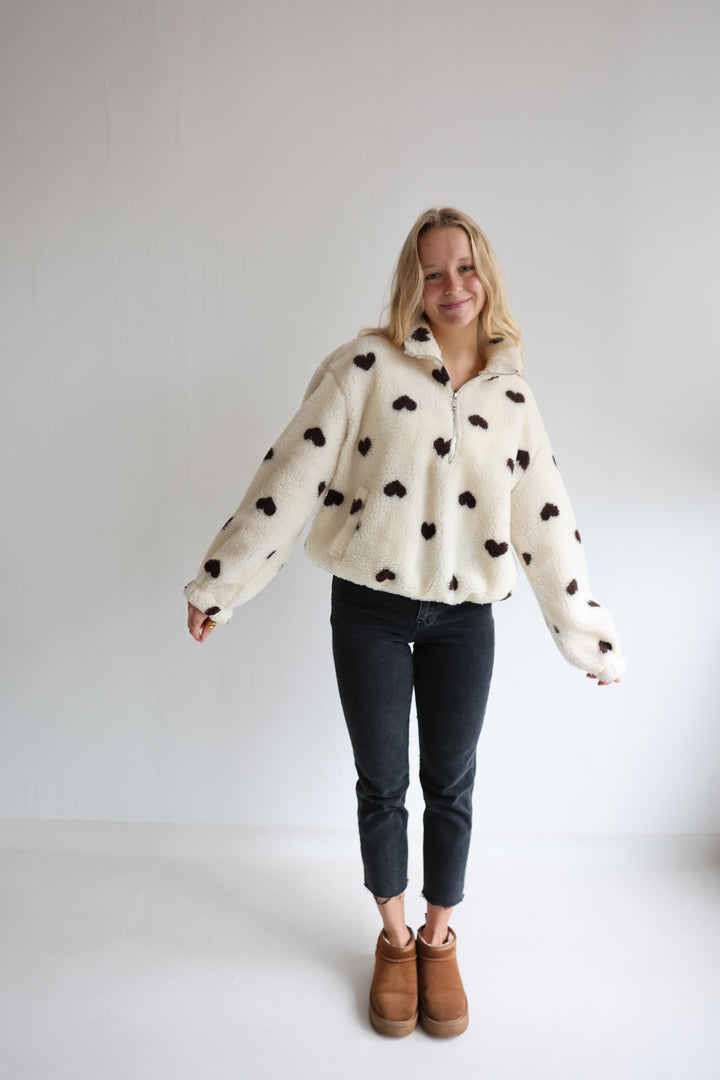 Teddy Zipper Warm Heart