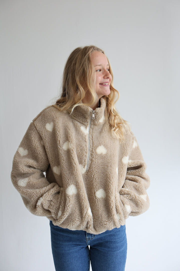 Teddy Zipper Warm Heart