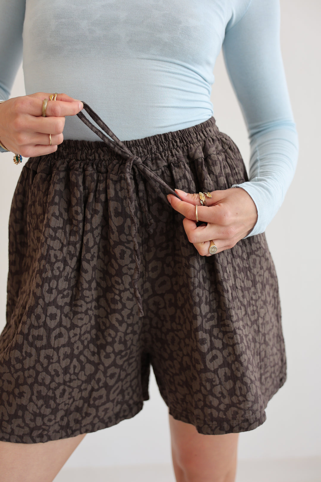 Musselinshorts Timeless Leopard