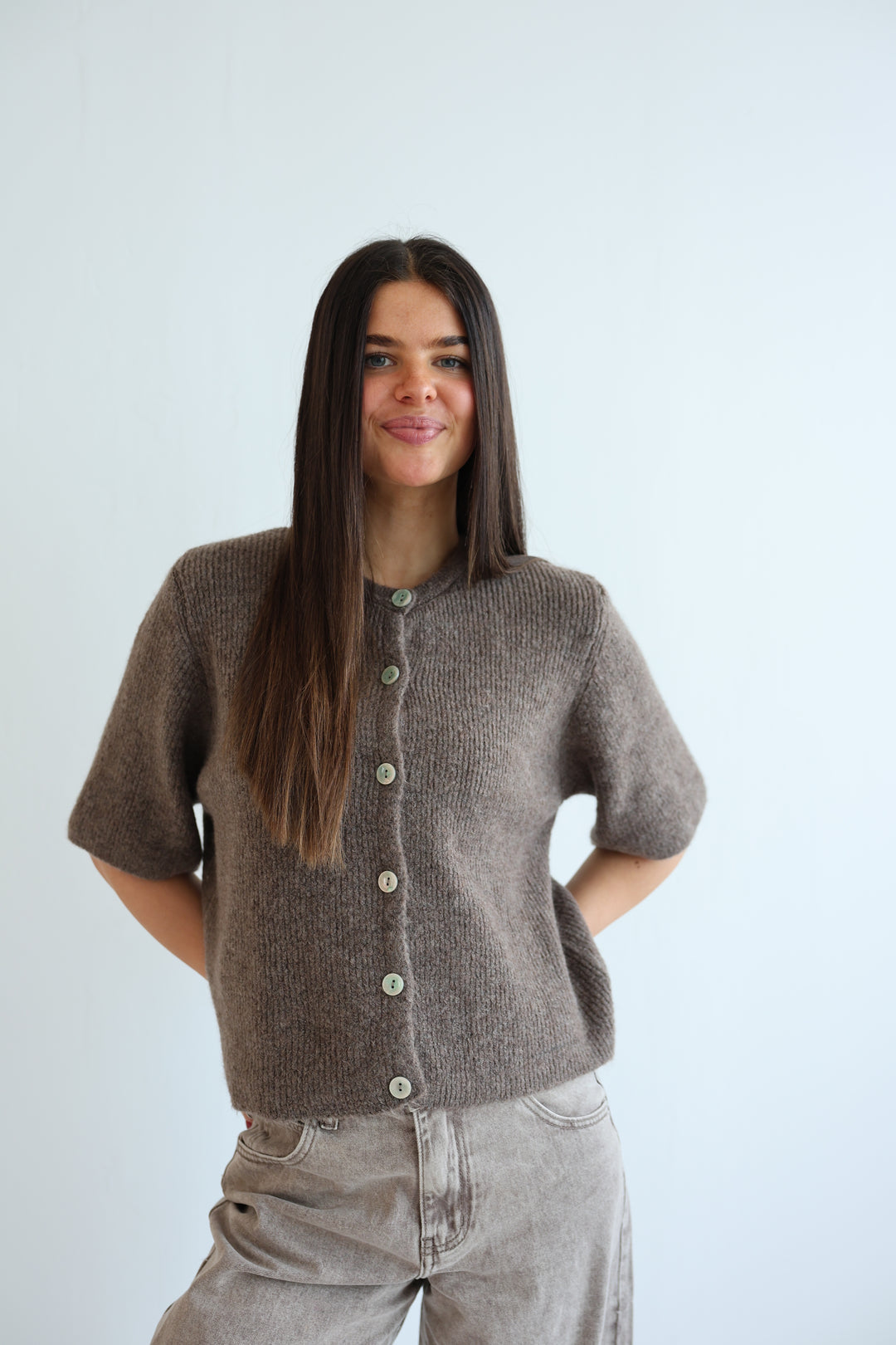 Kurzarm Cardigan Jolina