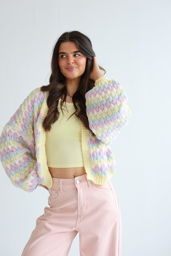 Sugar Pop Knit Cardigan