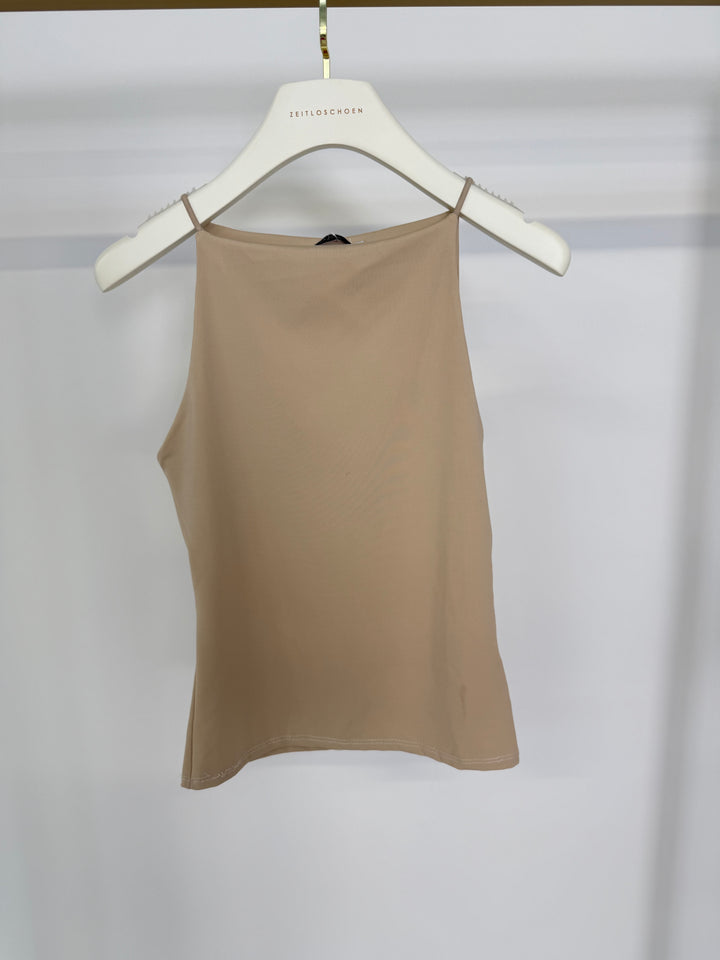 TOP MIT SPAGHETTITRÄGERN FENJA BEIGE GR.L/40 (B-WARE)