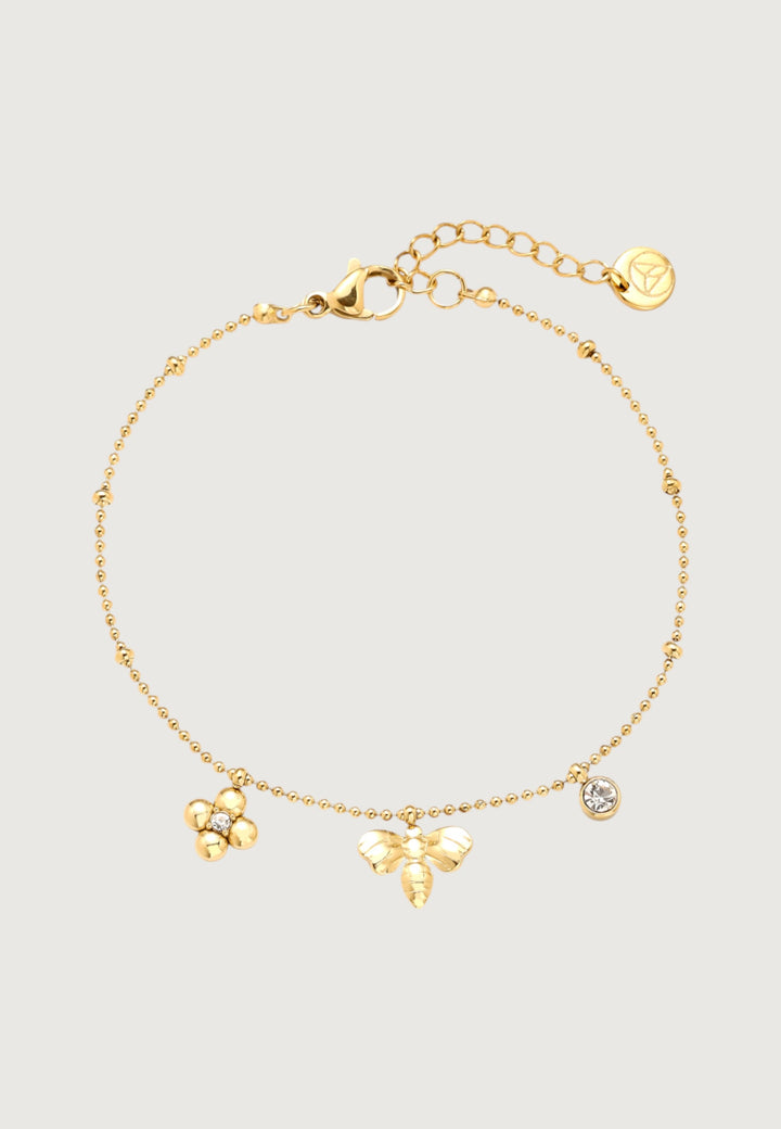 Armband Bee And Flower