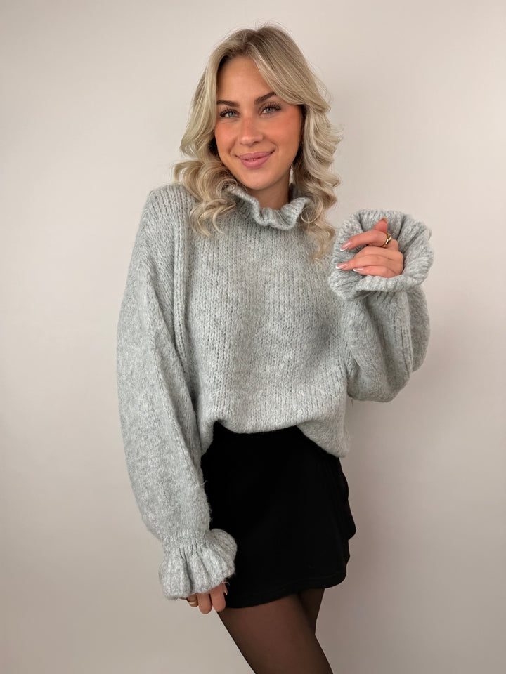 Pullover mit Rüschenkragen Melli