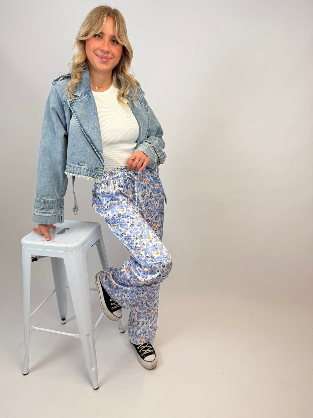 Lockere Hose aus Viskose Sunshine