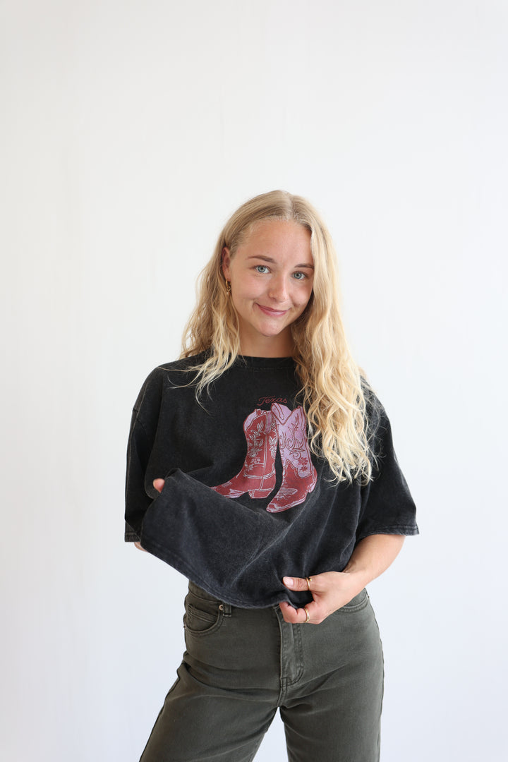Western Boots Relaxed Fit Tee