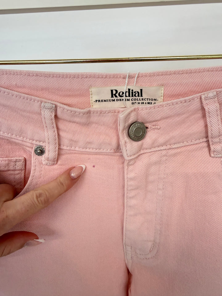 STRAIGHT FIT JEANS SPRING TIME BLOSSOM GR.XS/34 (B-WARE)
