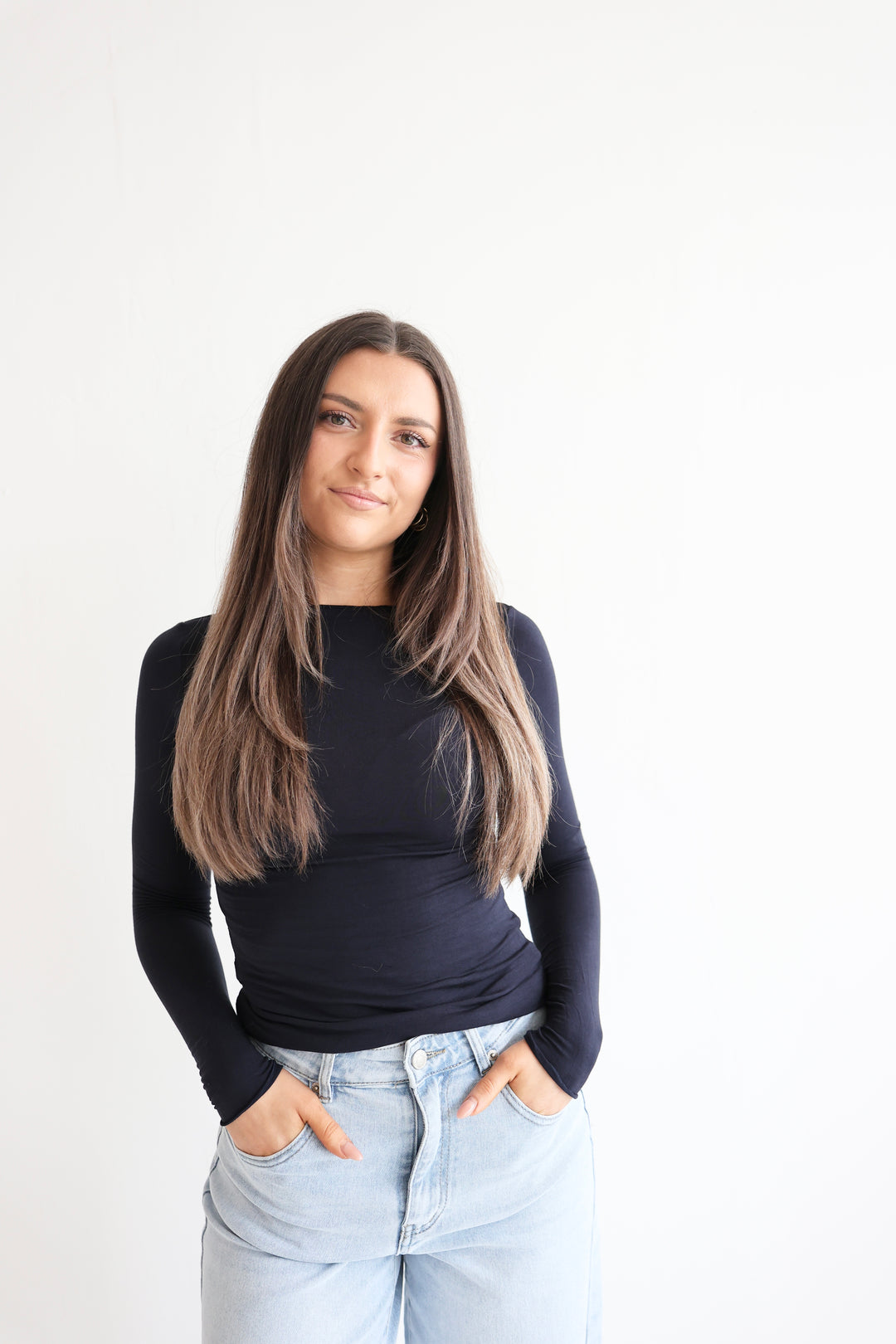 Cashmere Longsleeve Liliana (einfarbig)